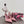 DC Slingback Pumps Pink Silk & Sheepskin 343142