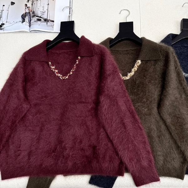 Chanel Pull en laine col V 2025 318835