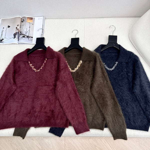 Chanel Pull en laine col V 2025 318835