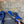CC Double Bow Sandal 2cm Blue Sheepskin 804021