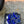 CC Double Bow Sandal 2cm Blue Sheepskin 804021