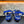 CC Double Bow Sandal 2cm Blue Sheepskin 804021