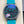 IWC Pilot 40mm Black Dial Gray Case Turquoise Rubber Strap