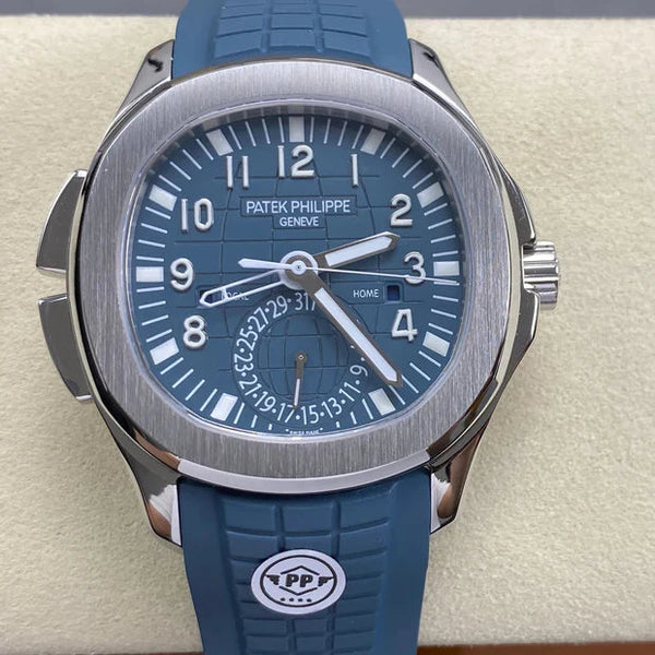 Patek Philippe Aquanaut Travel Time 40mm Blue Dial Steel Case