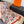 HM Bouquets Sellier Scarf Pink White Orange Cashmere 145876