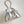 CC 2025 Hobo Bag Silver 22cm Metallic Grained Calfskin