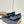 Chanel 25 Ballet Flat Blue Black Patent Leather 469254