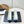 Chanel 25 Ballet Flat Blue Black Tweed Frabic 469256