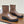 The Row 2025 Zipper Combat Boot Brown Black Lambskin 572083