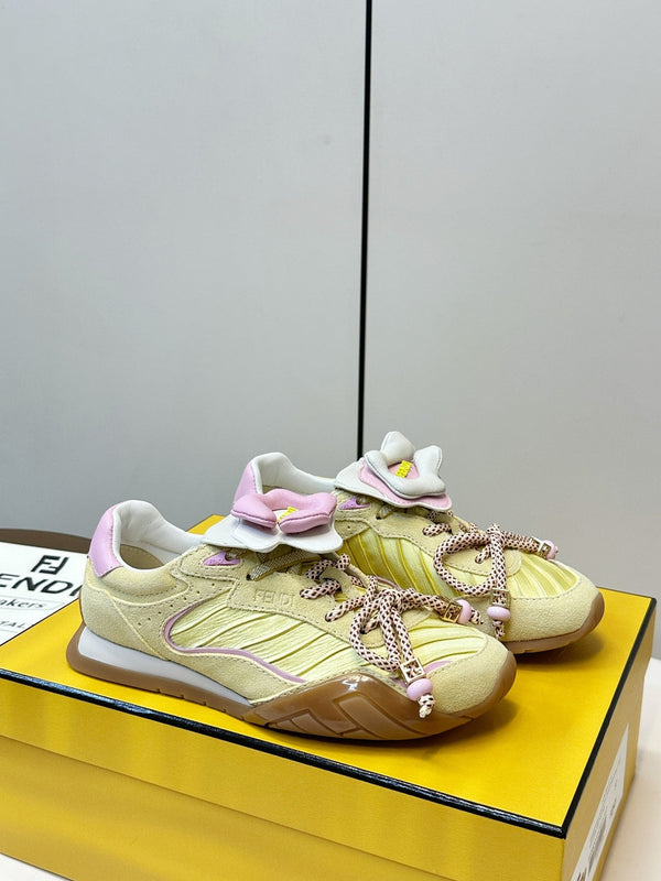 FF Wave Pulse Yellow Fabric Suede 862620