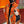 HM 25s Scarf 140cm Orange Colorful Cashmere Silk 962470