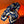 HM 25s Horse Reversible Scarf 140cm Blue Cashmere Silk 967390