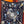 HM Starry Night Chorus Scarf 140cm Navy Blue Beige Cashmere 970970