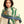 HM Starry Night Chorus Scarf 140cm Green Beige Cashmere 970972