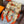 HM Starry Night Chorus Scarf 140cm Beige Orange Cashmere 970973