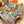 HM 25s Scarf 140cm Blue Multicolor Cashmere 973038