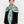 HM 25s The King Scarf 140cm Blue Black Cashmere 973040