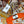 HM 25s Le Carré du Roi 140cm Orange Multicolore Cachemire 973041