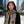 HM 25s Scarf 140cm Gray Colorful Cashmere 973081