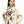HM 25s Écharpe Golden Spurs 140cm Blanc Beige Cachemire 976282