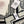 HM 26s Double-sided Scarf 140cm Black White Silk Cashmere 153144