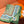 HM Foulard double face 26s 140cm Soie Cachemire Vert 153145