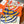 HM 26s Double-sided Scarf 140cm Orange Silk Cashmere 153157