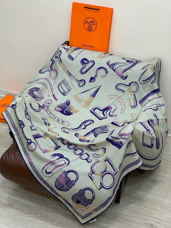 HM 26s Scarf 140 In Cashmere And Silk 303155