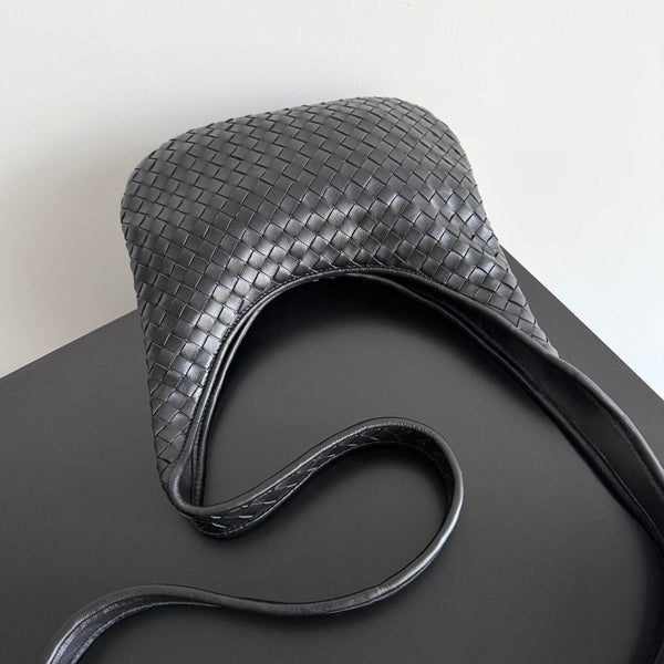 BV 25s Veneto Bag 27cm Black Calfskin Hardware
