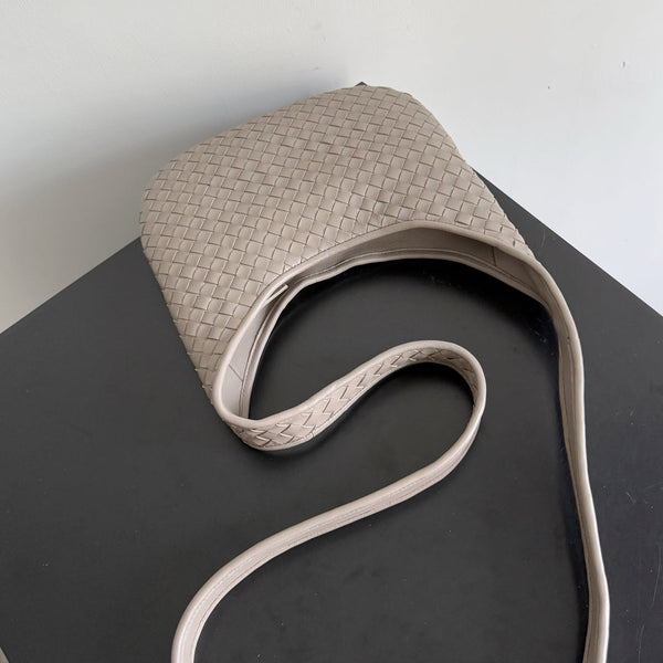 BV 25s Veneto Bag 27cm Warm Taupe Calfskin Hardware