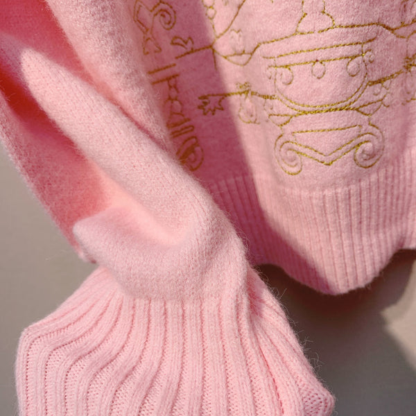 CD 25 Knit Sweater Pink Wool 320040