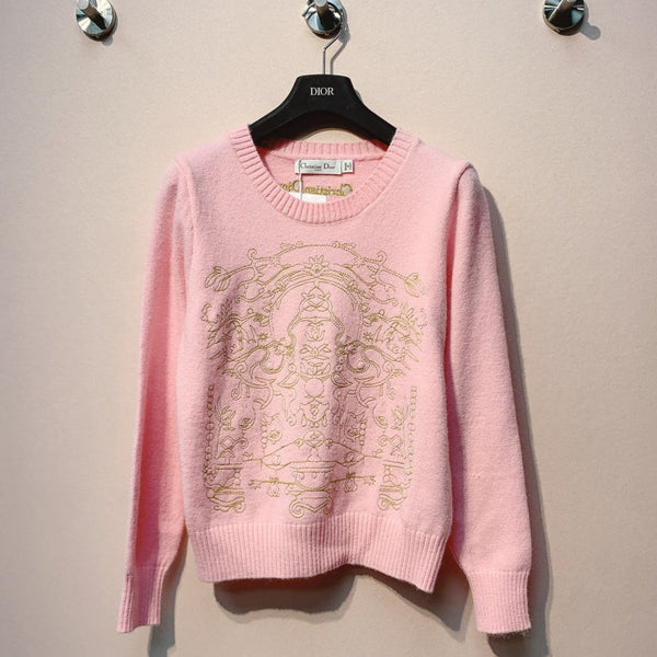 CD 25 Knit Sweater Pink Wool 320040