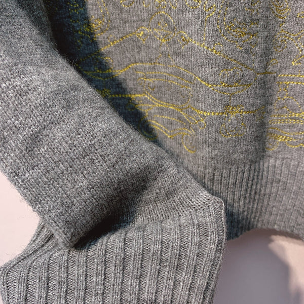 CD 25 Knit Sweater Gray Wool 320042