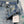 CD Jeans brodé trèfle à quatre feuilles Coton délavé bleu 350918