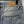 CD Jeans brodé trèfle à quatre feuilles Coton délavé bleu 350918