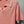 Haut en maille Miu SS26, col, dentelle, perles, logo, corail clair, coton, soie 350904