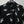 CC SS26 Haut en maille jacquard floral Laine noire 350907