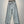 CC SS26 Wide-Leg Jeans with Logo Trim Light Blue Cotton 350939