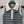 CC 26s Striped Polo Collar Vest White Black Knit 395915