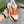GG Men's Rhyton Sneaker Orange White Calfskin 528954