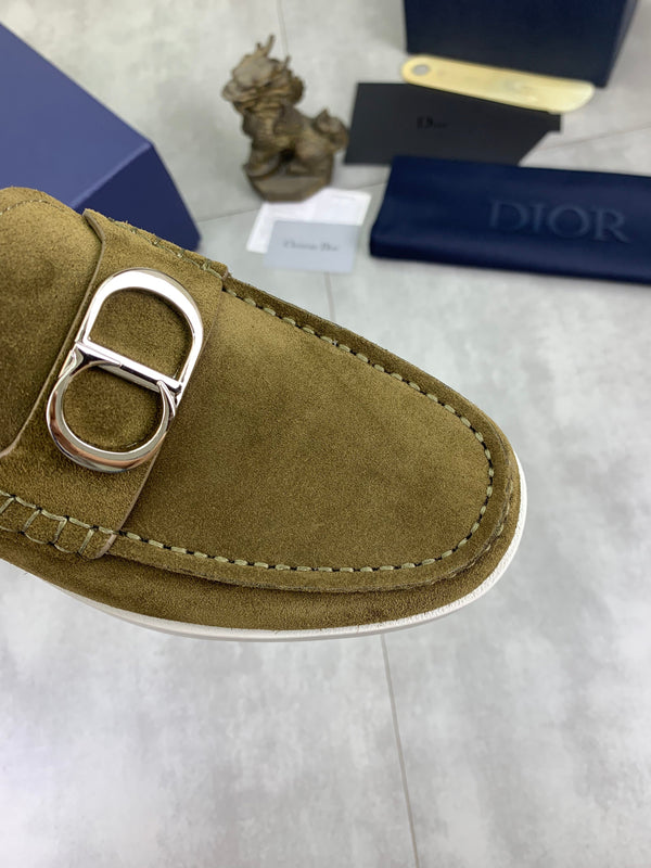 CD Loafer Olive Green Suede 646589