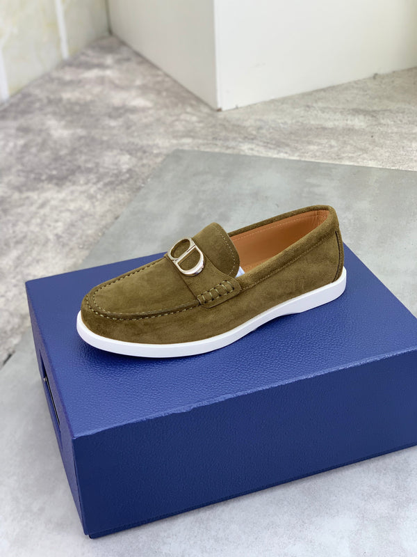CD Loafer Olive Green Suede 646589