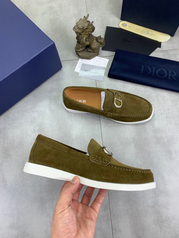 CD Loafer Olive Green Suede 646589