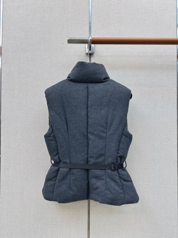 Prad 26s Loden Down Vest Grey Down Filling 419336