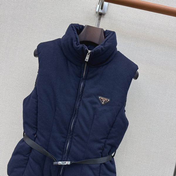 Prad 26s Loden Down Vest Navy Blue Down Filling 419337