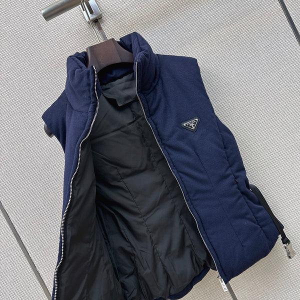 Prad 26s Loden Down Vest Navy Blue Down Filling 419337