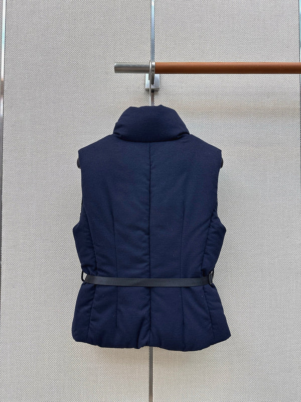 Prad 26s Loden Down Vest Navy Blue Down Filling 419337