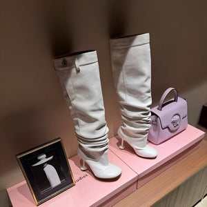 Loewe Toy Over Boots White Leather 524993