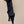 YSL 2025 Round-toe Straight-leg Martin Boot Black Suede 574007