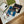 GG Signature Floral Scarf 90CM Blue Muticolor Twill Mulberry Silk 280659